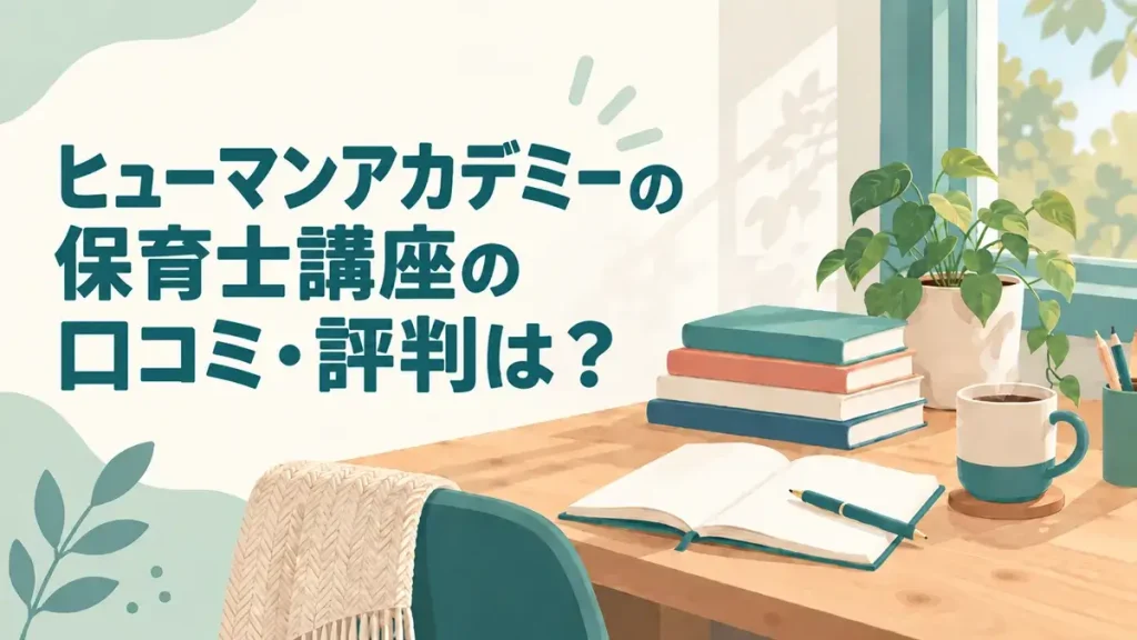 ヒューマンアカデミーの保育士講座の口コミ・評判は？