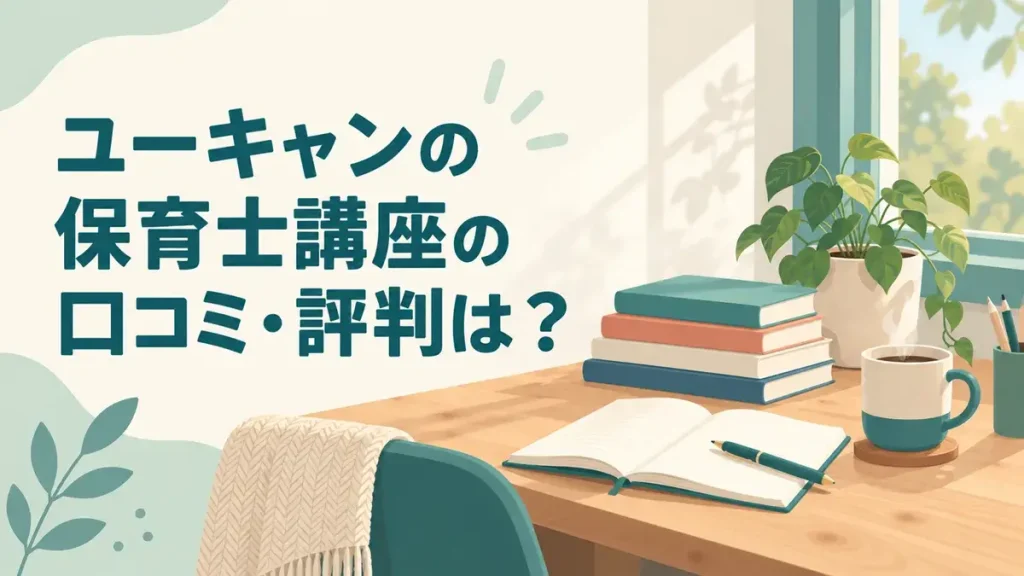 ユーキャンの保育士講座の口コミ・評判は？